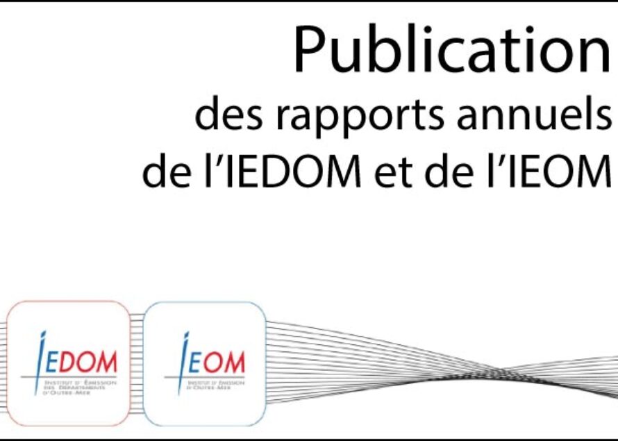 Outre-mer – Publication des rapports annuels de l’IEDOM et de l’IEOM