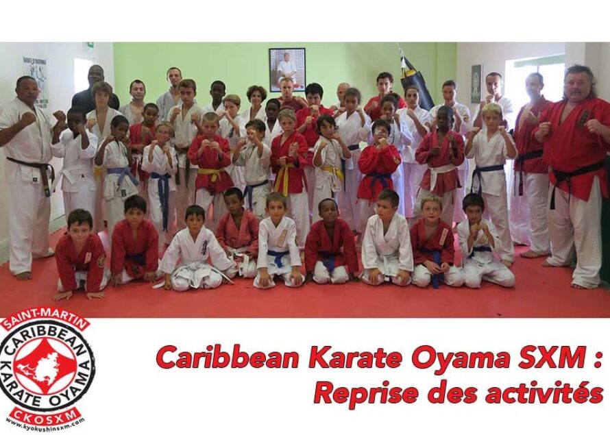 Reprise des activités de la Caribbean Karate Oyama SXM