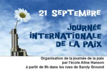 JOURNÉE INTERNATIONALE DE LA PAIX ÉCOLE ALINE HANSON DE SANDY GROUND