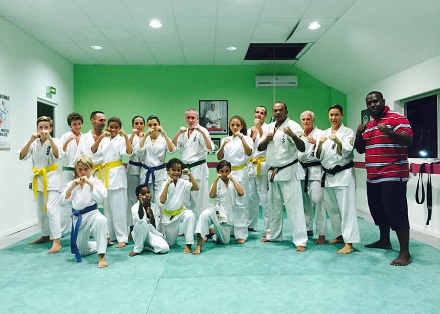 Caribbean Karate Oyama : Visite de M. Charley Quinol au dojo de la Caribbean Karate Oyama
