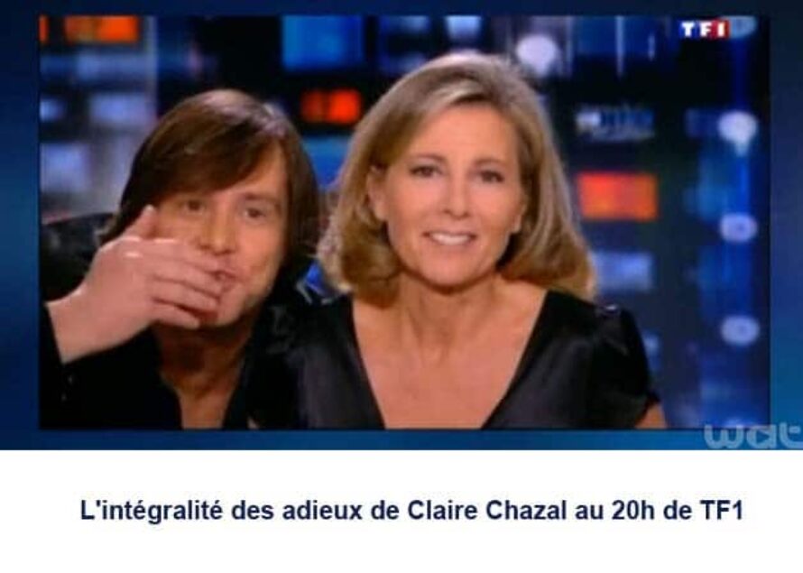 L’intégralité des adieux de Claire Chazal au 20h de TF1