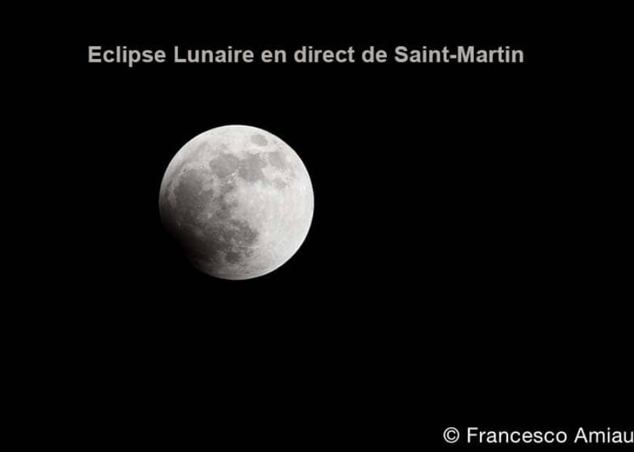 Éclipse lunaire : les photos depuis l’île de Saint-Martin…
