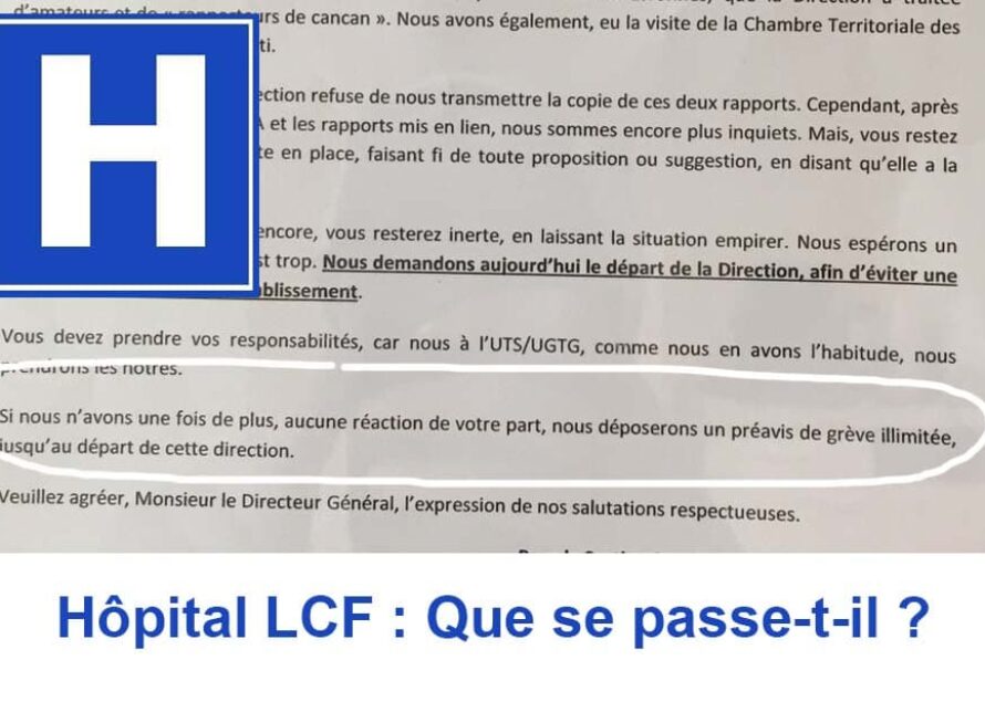 Hôpital LCF : Que se passe-t-il ?