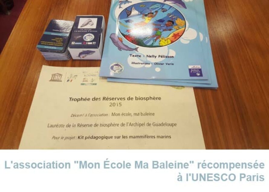 L’association “Mon École Ma Baleine” récompensée à l’UNESCO Paris