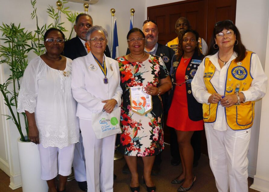 Saint-Martin : Rencontre avec la gouverneure du District du Lions Club Antilles Guyane