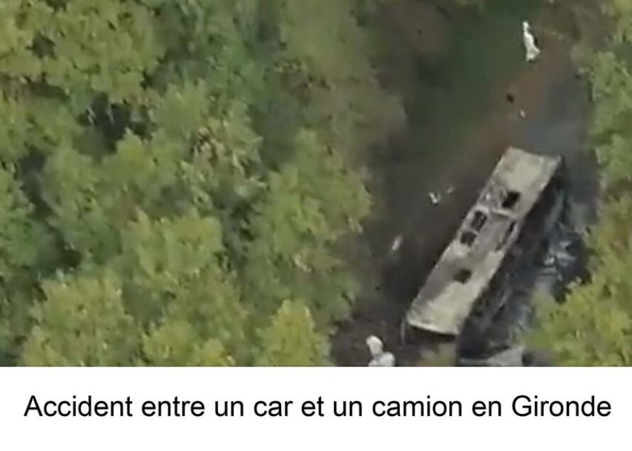 Accident entre un car et un camion en Gironde : au moins 42 morts