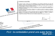 PLU : la contestation prend une autre forme… Sauf que, l’avis de l’état est “favorable” au projet arrêté le 25 Juin 2015