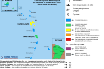 Météo France : Vigilance JAUNE pour la Guadeloupe – Danger fortes pluies et orages