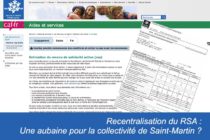 Recentralisation du RSA : Une aubaine pour la collectivité de Saint-Martin ?