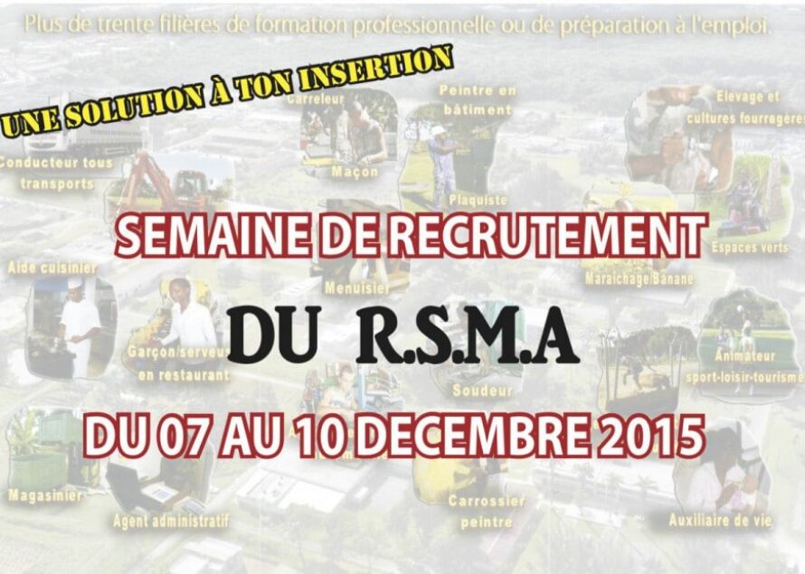 Saint-Martin : Une semaine de recrutement par le Régiment de Service Militaire Adapté