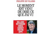 Entretien avec Philippe de Villiers après la parution de son livre best-seller intitulé “Le moment est venu de dire ce que j’ai vu”