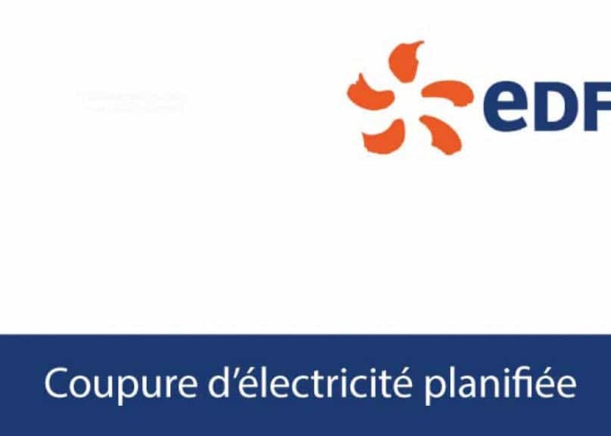 Communiqué EDF : interruption d’électricité le 14/01/2016 dans le secteur de Anse Marcel