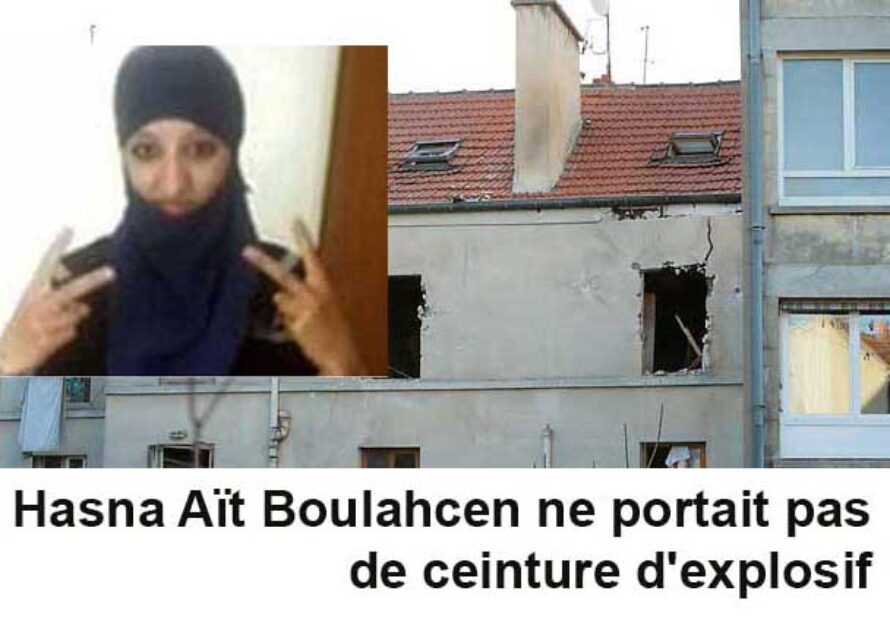 Hasna Aït Boulahcen ne portait pas de ceinture d’explosif pendant l’assaut le 18 novembre