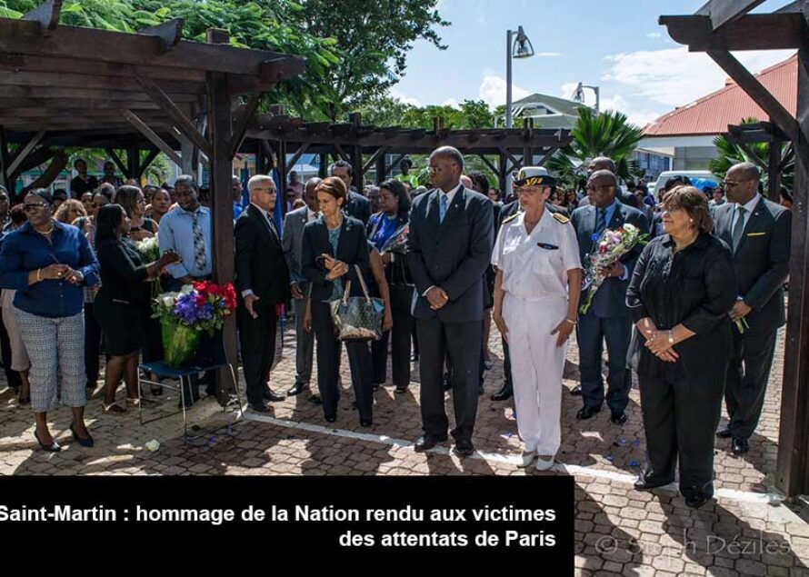 Attentats de Paris : Une cérémonie d’hommage s’est tenue ce matin à Marigot