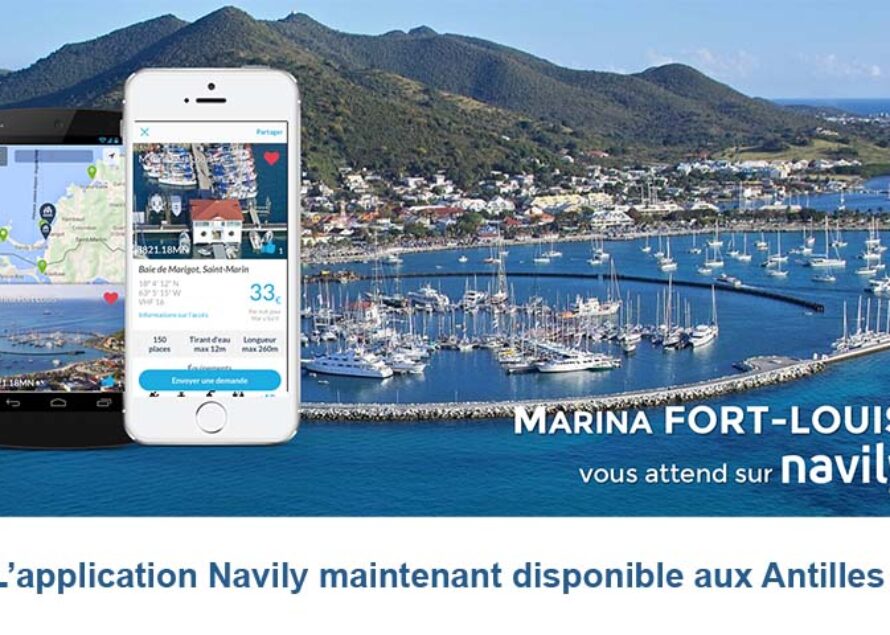 L’application Navily maintenant disponible aux Antilles
