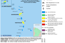 Météo France : Vigilance Jaune pour les îles du Nord – Inondations en Martinique