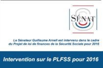Sénateur de Saint-Martin : Intervention sur le PLFSS pour 2016