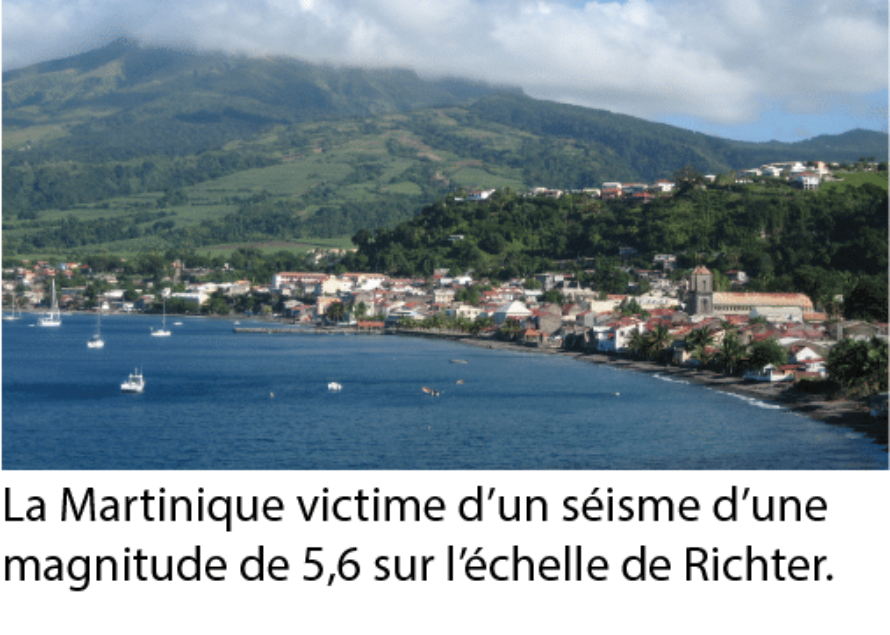 Un séisme secoue la Martinique