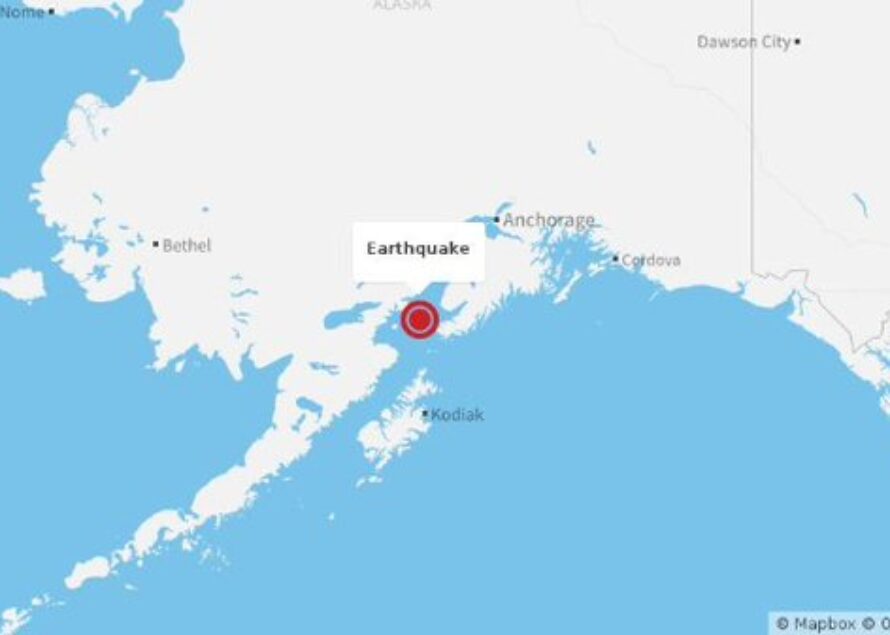 Un séisme de magnitude 7,1 a été observé dimanche au sud de l’Alaska (Vidéo)