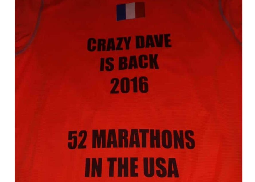 Récit de David Redor (Crazy Dave) : 23ème au Marathon de Collierville (Tennessee USA) pour son premier Run