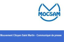 Mouvement citoyen Saint Martin – Communiqué de presse (FR-EN)