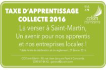 Collecte 2016 de la Taxe d’Apprentissage : entrepreneurs, pensez à la verser à Saint-Martin !