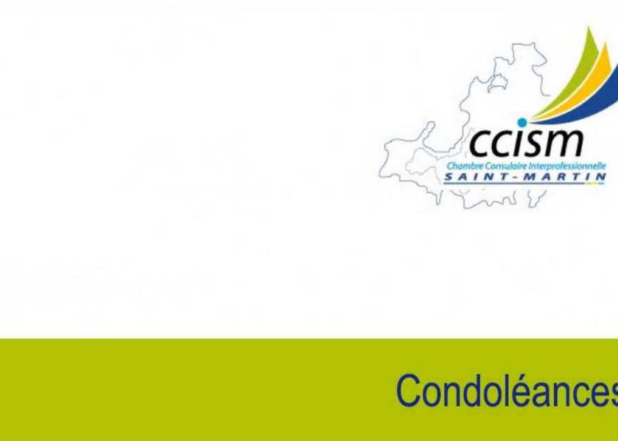 Décès de Madame Valérie GUMBS LYTHEE et de Monsieur Zacharie Horace DANIEL : Condoléances de la CCI Saint-Martin