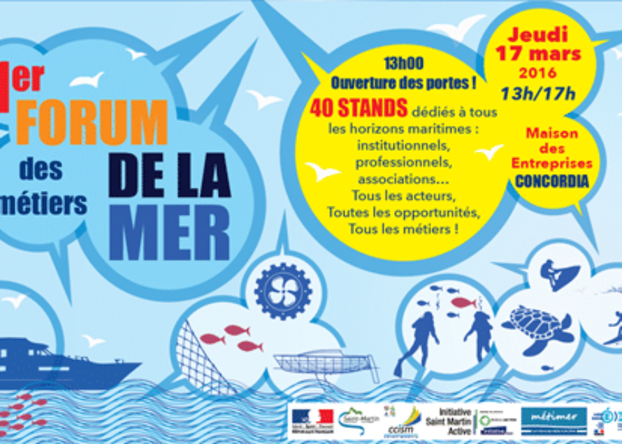 1er Forum des Métiers de la Mer de Saint-Martin organisé par la CCI