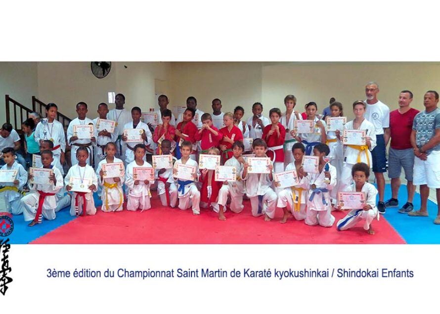 3ème édition du Championnat Saint Martin de Karaté kyokushinkai / Shindokai Enfants