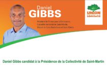 Daniel Gibbs candidat à la Présidence de la Collectivité de Saint-Martin