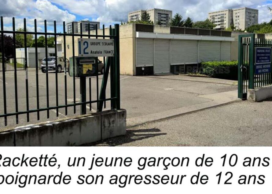 Vénissieux : racketté, un jeune garçon de 10 ans poignarde son agresseur de 12 ans