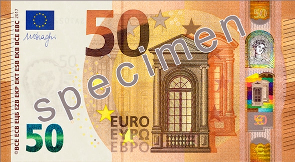 Un nouveau billet de 50 euros en 2017 - 2