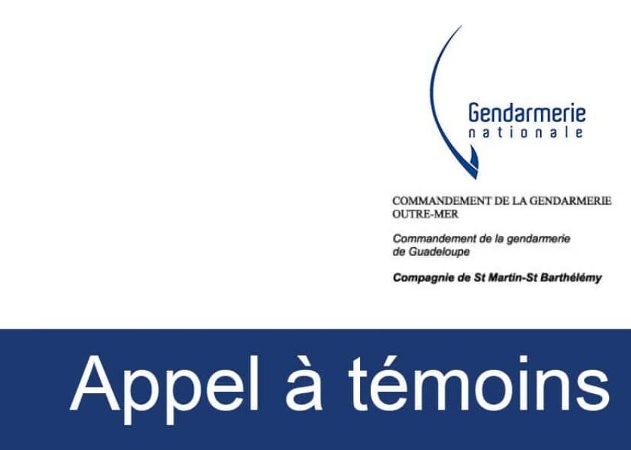 Gendarmerie : Appel à témoins relatif à l’homicide commis ce jour sur le parking du Leader Price à Mont Vernon II