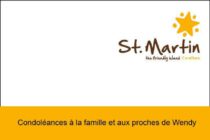 Office du Tourisme de Saint-Martin : Condoléances à la famille et aux proches de Wendy