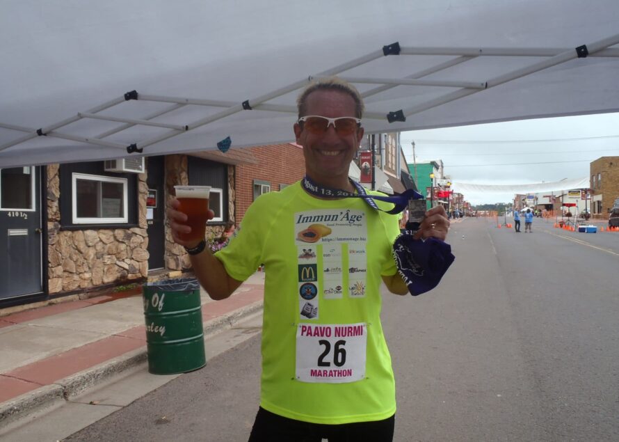 [34] Paavo Nurmi Marathon : 34TH marathon of the year for David Redor in Hurley, Wisconsin !