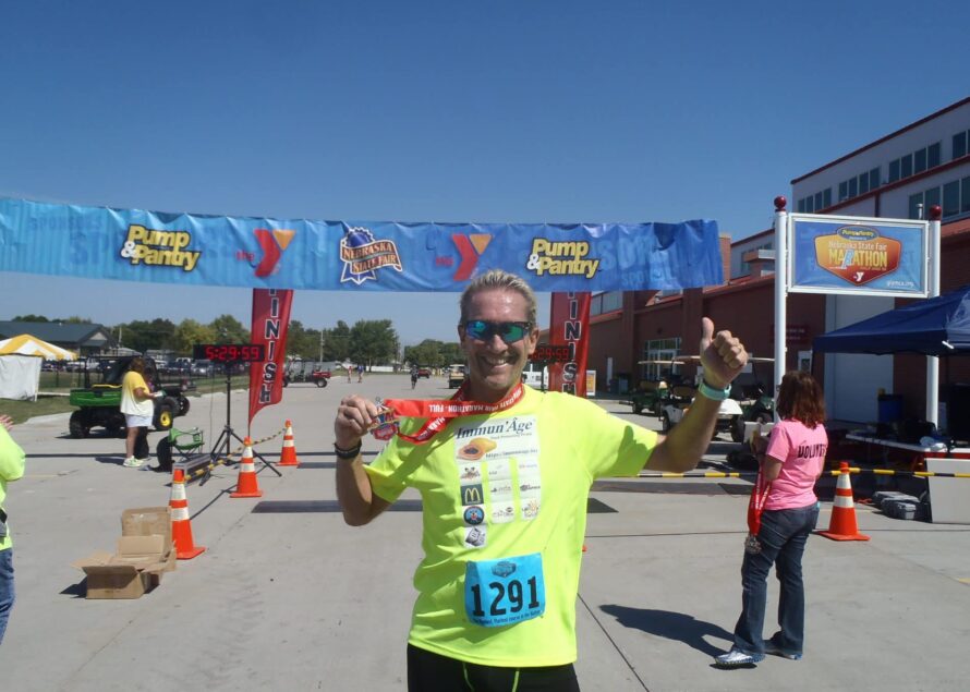 36ème marathon de l’année pour David Redor ! Marathon de Grand Island : Une belle et sympathique promenade dans la campagne du Nebraska