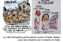 La ville d’Amatrice porte plainte contre Charlie Hebdo pour ses dessins sur le séisme en Italie