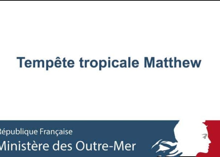 Tempête tropicale Matthew : M. Bernard CAZENEUVE, Ministre de l’intérieur et Mme Ericka BAREIGTS, ministre des Outre-Mer expriment leur solidarité aux habitants des Antilles