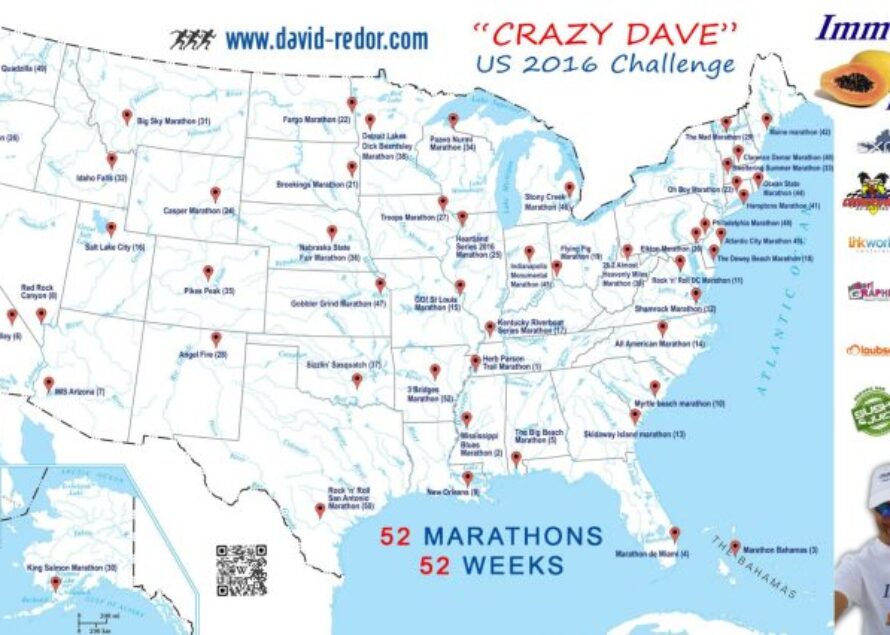 David Redor : Les 52 marathons ? c’est fait… La suite ? 100 !