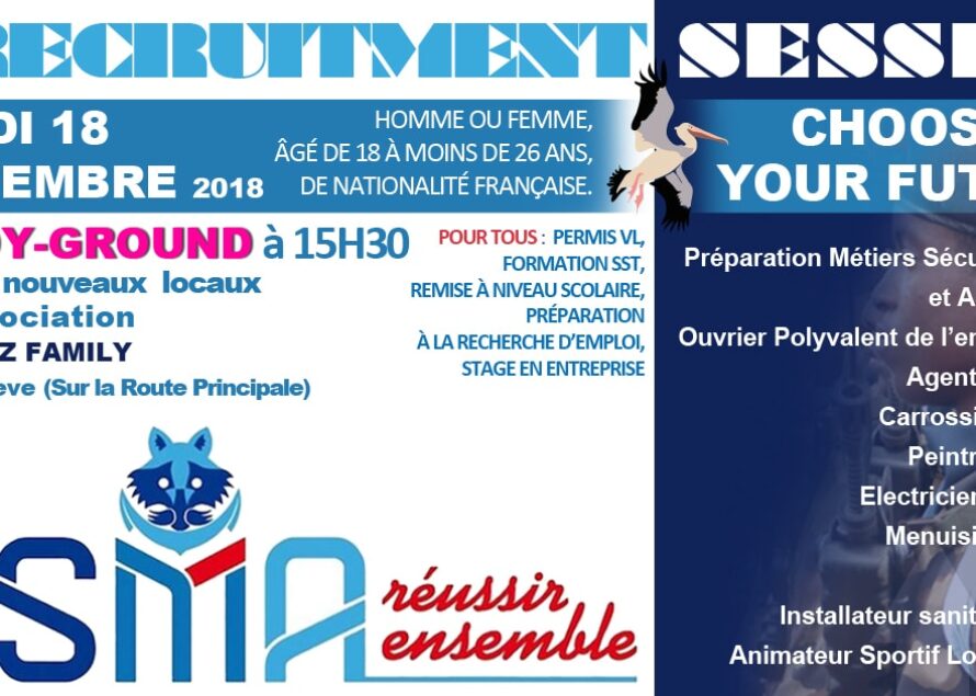 Dans le cadre du recrutement du RSMA à Saint-Martin, deux sessions de recrutement auront lieu respectivement mardi 18 et mercredi 19 à Sandy-Ground et Quartier d’Orléans