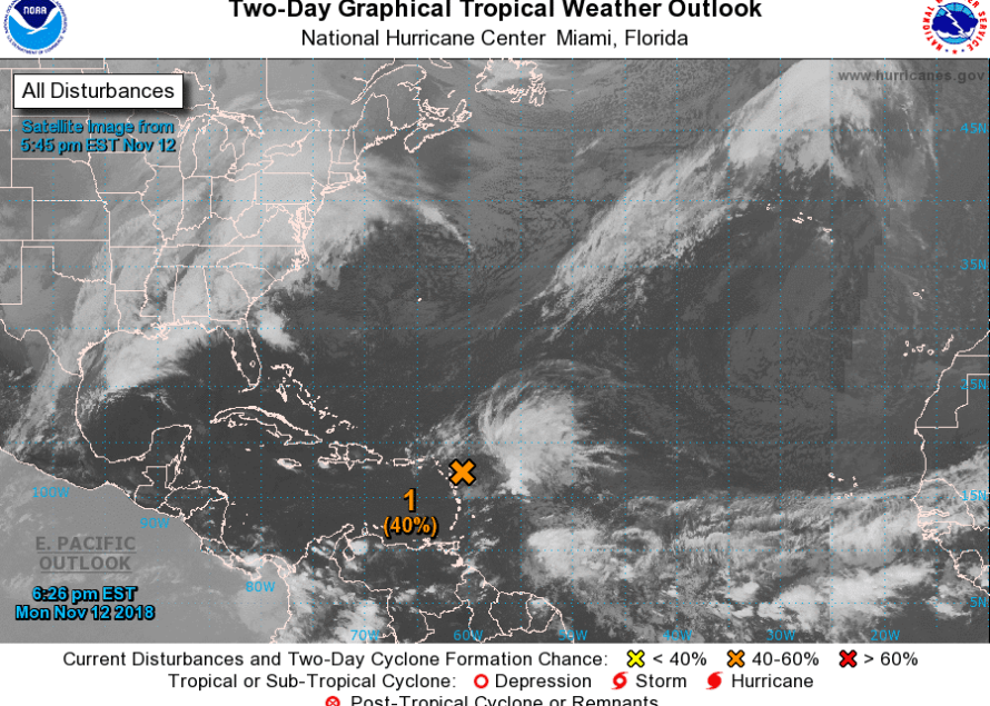 Vigilance Jaune pour les IDN : L’onde tropicale Invest 96L devrait produire de fortes pluies sur St-Barthélemy et St-Martin