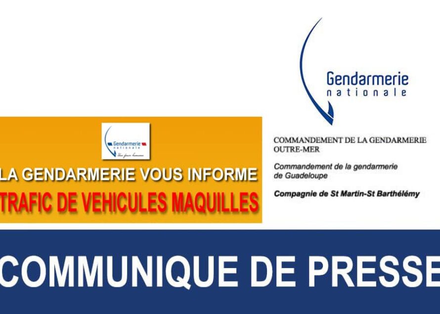 La gendarmerie vous informe : Trafic de véhicules maquillés