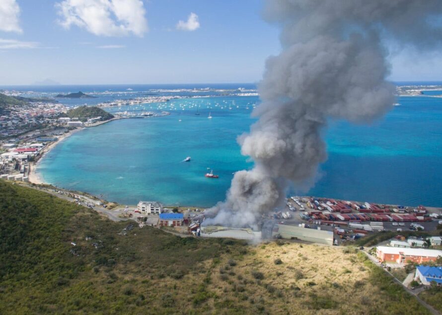 Saint-Martin : Frigodom part en fumée