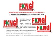 Le FKNG en soutien au mouvement en cours sur l’île de Saint Martin