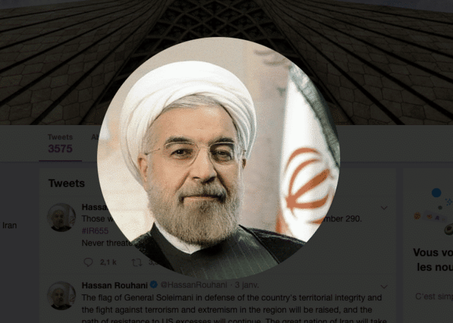 ” Ne menacez jamais la nation iranienne ” :  Réponse du président Hassan Rohani à Donald Trump