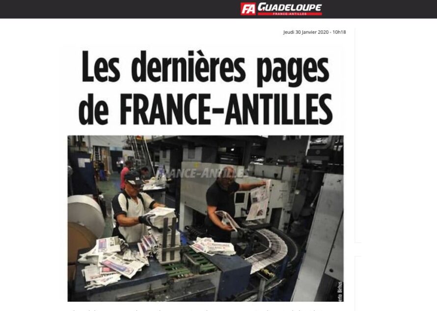 Liquidation de France Antilles : Cette fois, c’est la fin