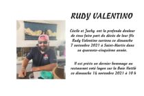 Saint-Martin : Disparition brutale de Rudy Valentino dans sa quarante-cinquième année