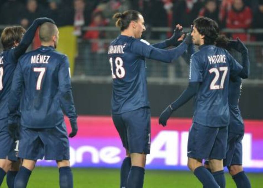 Football: Le PSG écrase Valenciennes avec un 4-0